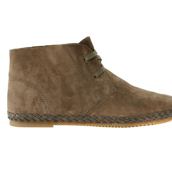 Aetrex 'Addison' Olive Suede Chukka Boots 9-9.5 - Picture 1 of 9